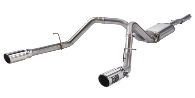 Load image into Gallery viewer, aFe Apollo GT Series 3 IN 409 SS Cat-Back Exhaust System w/ Polish Tip GM Sierra 1500 09-18
