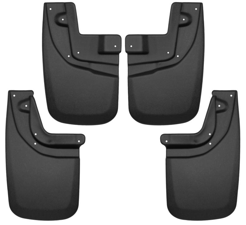 Load image into Gallery viewer, Husky Liners 05-15 Toyota Tacoma w/ OEM Fender Flares Front and Rear Mud Guards - Black