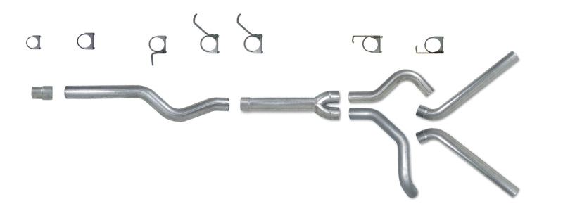 Load image into Gallery viewer, Diamond Eye KIT 4in Catback MFLR RPLCMENT PIPE DUAL SS: 2006-2007.5 CHEVY/GMC 6.6L 2500/3500