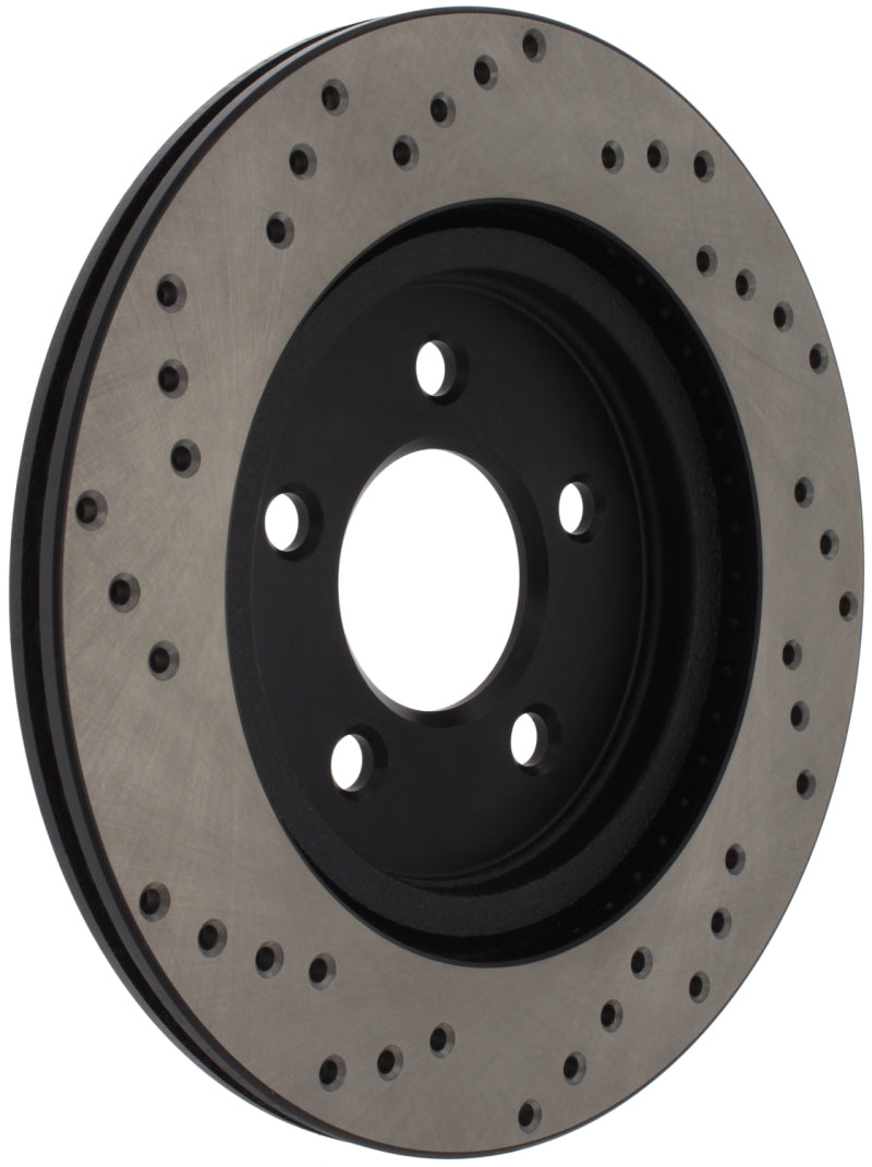 Load image into Gallery viewer, StopTech 05-10 Ford Mustang V6/4.0L / GT V8/4.6L Cross Drilled Left Rear Rotor