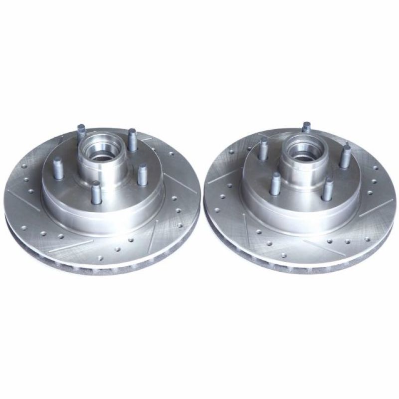 Load image into Gallery viewer, Power Stop 95-97 Ford Ranger Front Evolution Drilled & Slotted Rotors - Pair