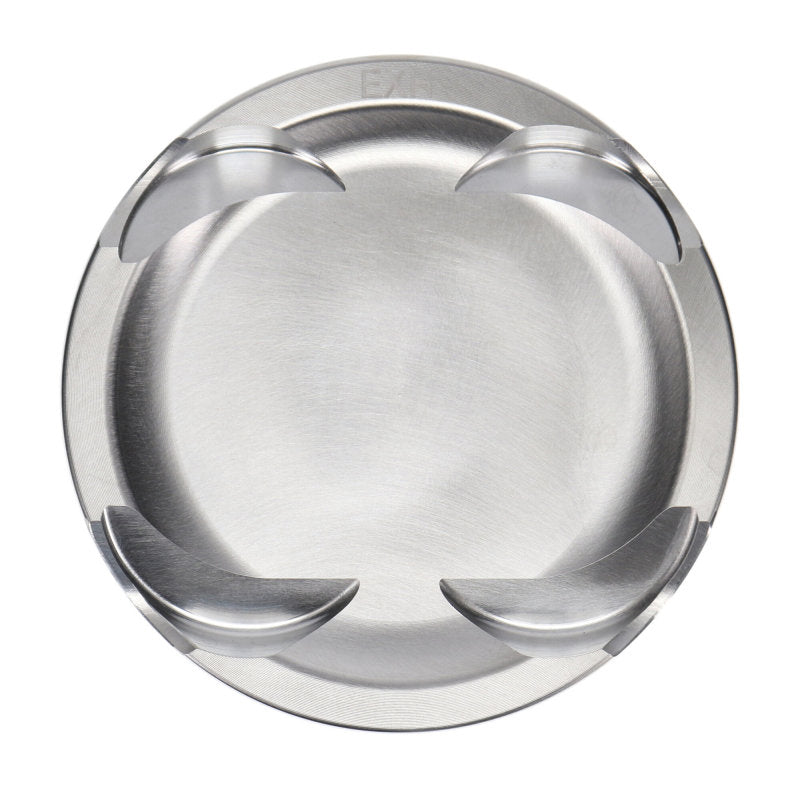 Load image into Gallery viewer, JE Pistons - Set of 4 Mitsubishi 4B11T 87.0mm Bore -6.8 Dome Asymmetrical FSR Pistons - Set of 4