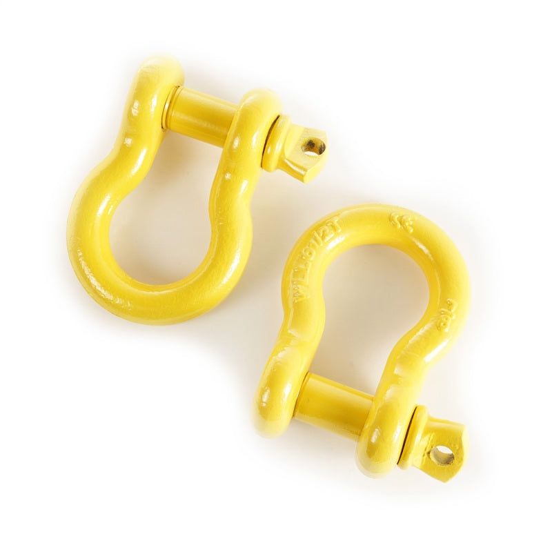 Load image into Gallery viewer, Rugged Ridge Yellow 7/8in D-Rings