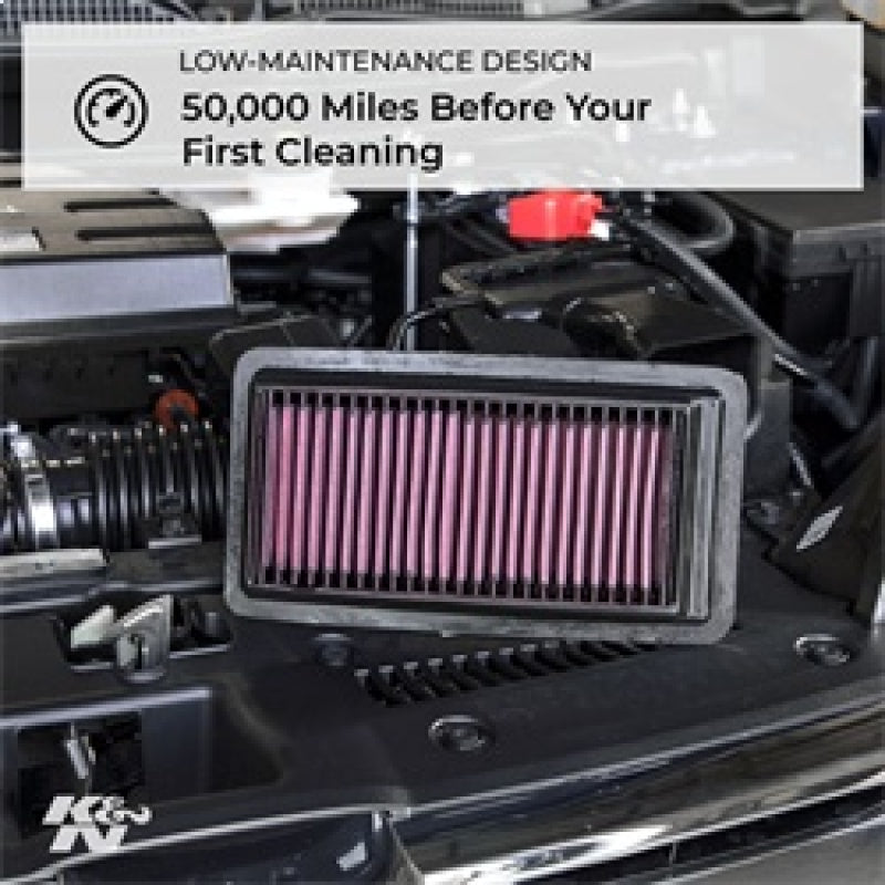 Load image into Gallery viewer, K&N 2012 Hyundai Santa Fe III 2.0L F/I Replacement Drop In Air Filter