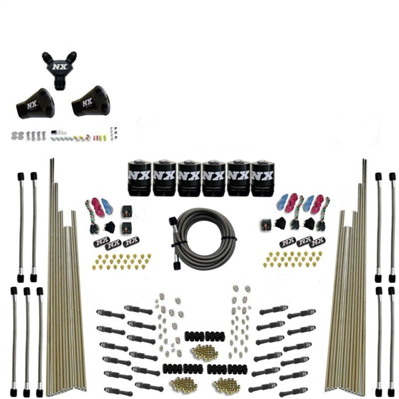Load image into Gallery viewer, Nitrous Express 8 Cyl Dry Direct Port Three Stage 6 Solenoids Nitrous Kit (200-600HP) w/o Bottle