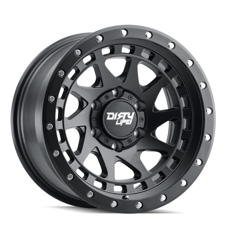 Load image into Gallery viewer, Dirty Life 9311 Enigma Pro 17x9/5x127 BP/-38mm Offset/71.5mm Hub Matte Black Wheel - Beadlock