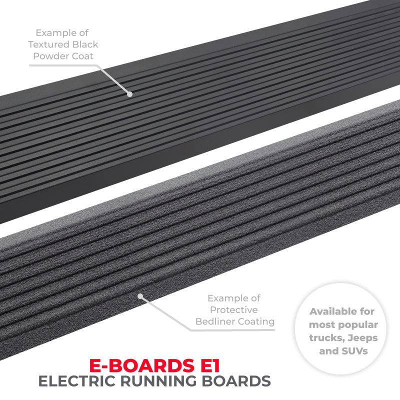 Load image into Gallery viewer, RealTruck 21-24 Ford Bronco 2dr VoltStep Electric Running Board Kit (No Drill) - Tex. Blk