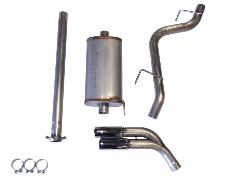 Load image into Gallery viewer, JBA 15-20 Ford F-150 2.7L/3.5L/5.0L 409SS Pass Side Dual Exit Cat-Back Exhaust