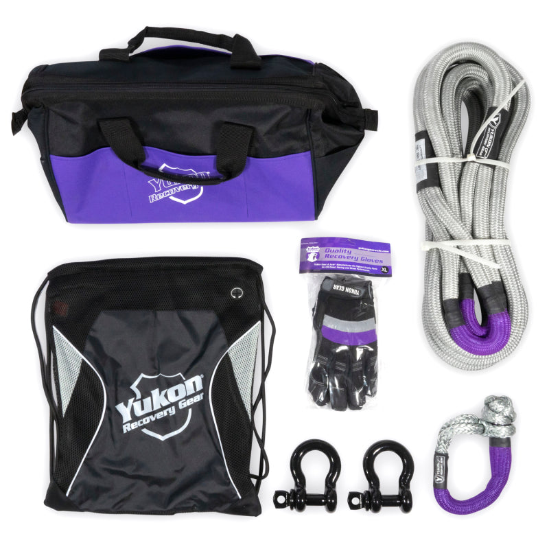 Load image into Gallery viewer, Yukon Gear Recovery Gear Kit w/7/8in Kinetic Rope