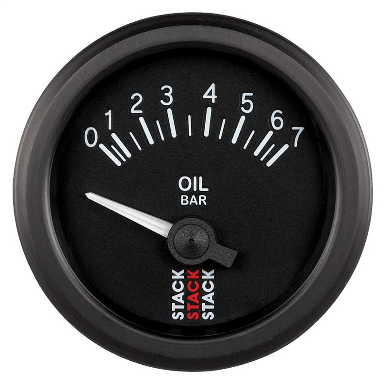 Load image into Gallery viewer, Autometer Stack 52mm 0-7 Bar M10 (M) Electric Oil Pressure Gauge - Black