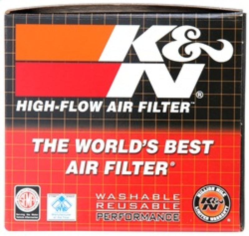 Load image into Gallery viewer, K&N Universal Chrome Filter 2.25 Inch Flange / 3.5 Inch Base / 2 Inch Top / 4 Inch Height