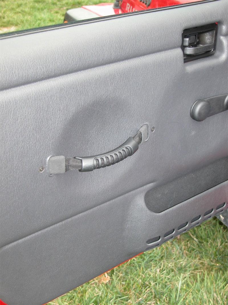 Load image into Gallery viewer, Rugged Ridge Door Pull Straps Black 97-06 Jeep Wrangler