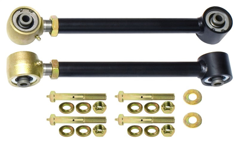 Load image into Gallery viewer, RockJock TJ/LJ Johnny Joint Adjustable Control Arms Lower Front or Rear Adjustable Greasable Pair