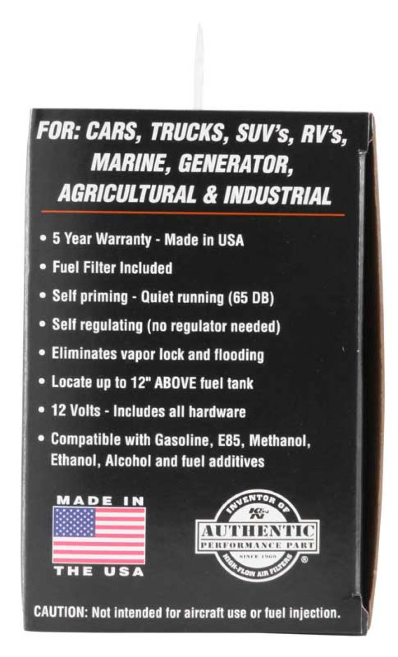 Load image into Gallery viewer, K&N Performance Electric Fuel Pump 1.5-4 PSI