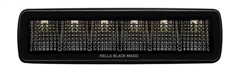 Load image into Gallery viewer, Hella Universal Black Magic 6 L.E.D. Mini Light Bar - Flood Beam