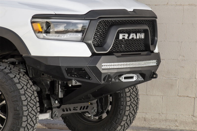 Load image into Gallery viewer, Addictive Desert Designs 2019 Ram Rebel 1500 Stealth Fighter Fr Bumper w/Winch&Parking Sensor Mounts