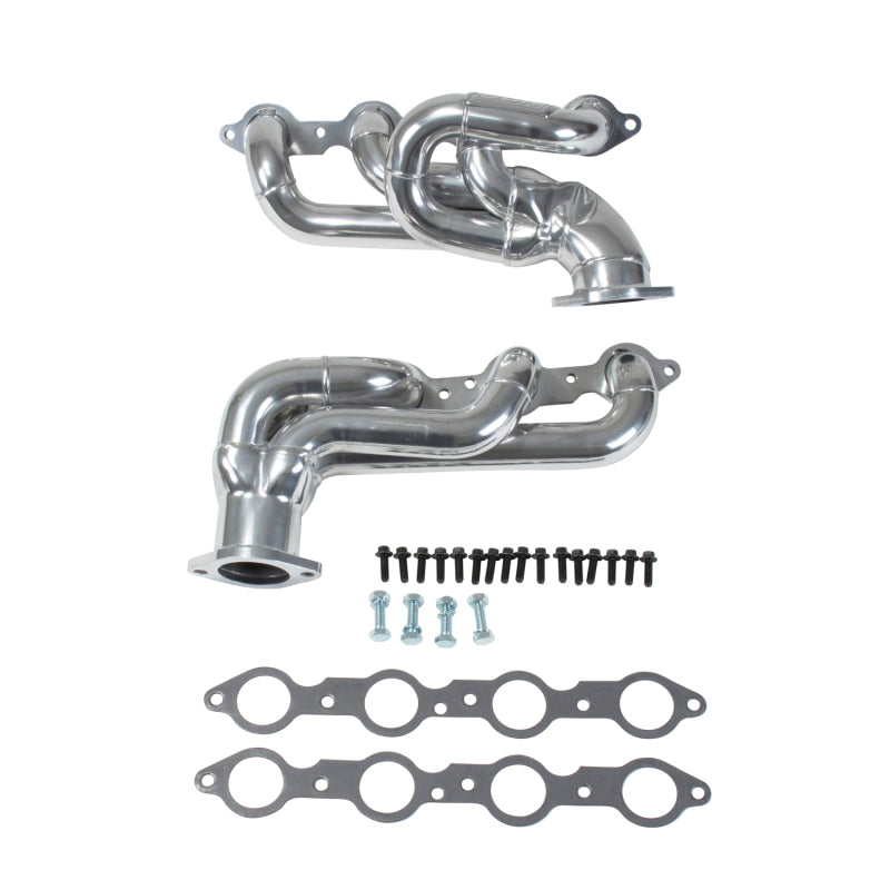 Load image into Gallery viewer, BBK 10-15 Camaro LS3 L99 Shorty Tuned Length Exhaust Headers - 1-3/4 Silver Ceramic