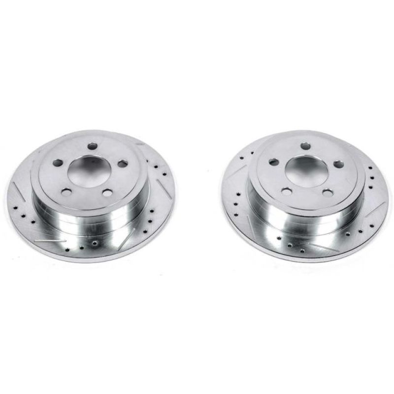 Load image into Gallery viewer, Power Stop 03-07 Jeep Liberty Rear Evolution Drilled & Slotted Rotors - Pair