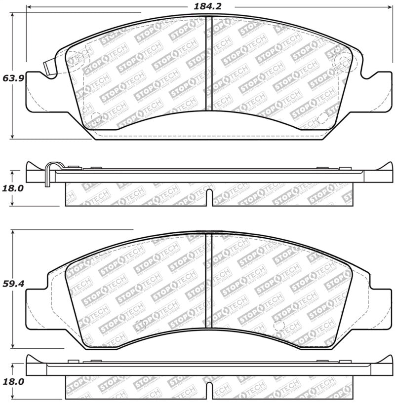 Load image into Gallery viewer, StopTech Street Select Brake Pads - Front/Rear