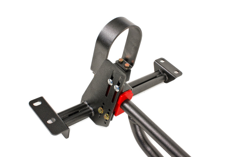Load image into Gallery viewer, BMR 93-02 F-Body w/ DSL Torque Arm Tunnel Mount (For Stock Exhaust) - Black Hammertone