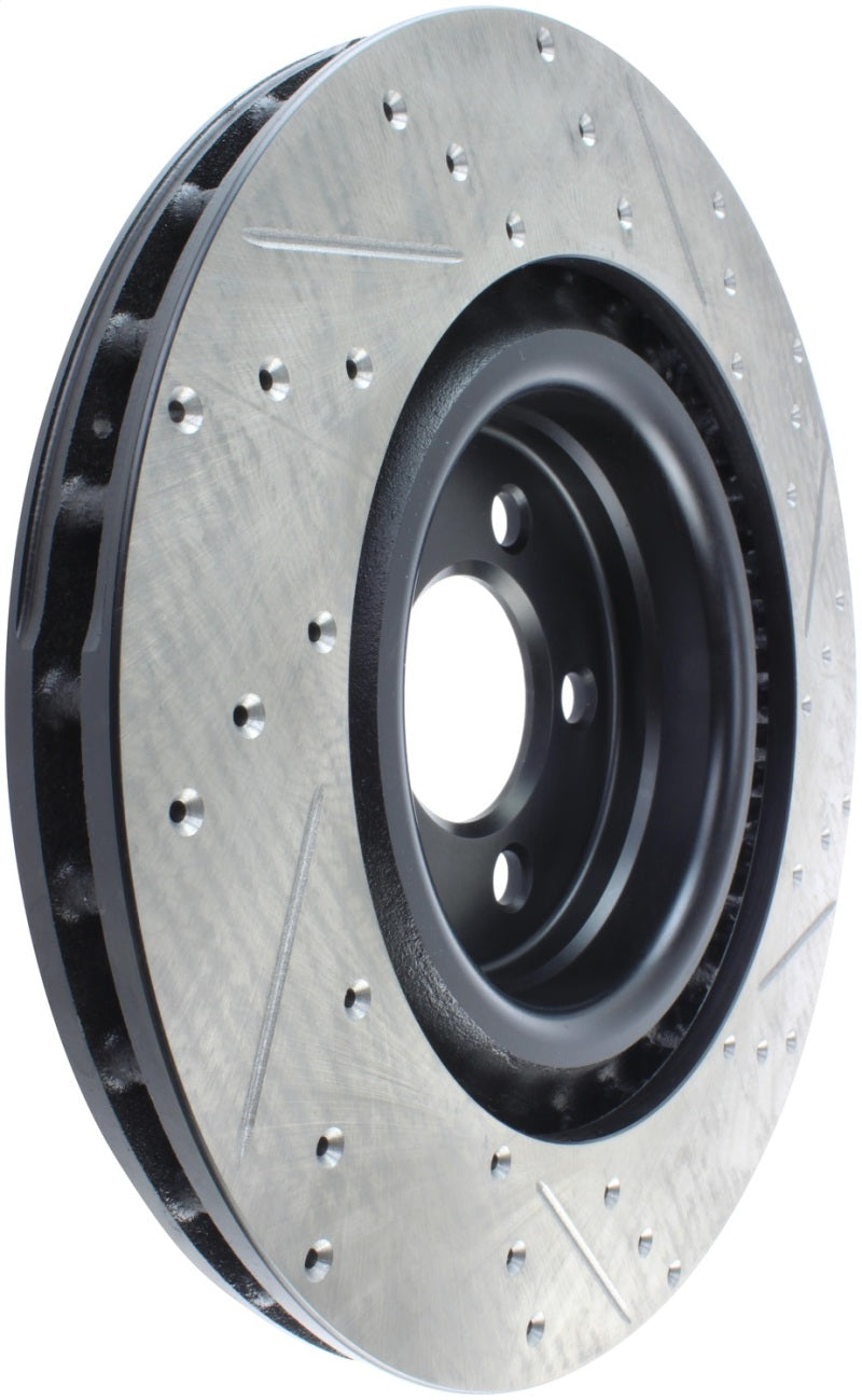 Load image into Gallery viewer, StopTech SportStop 06-09 Chrysler SRT-8 Front Right Drilled & Slotted Rotor