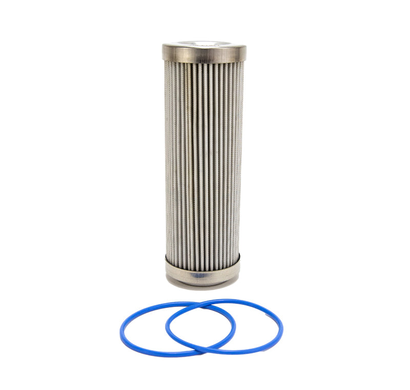Load image into Gallery viewer, Fuelab 6 Micron Stainless Steel Replacement Element - 6in w/2 O-Rings & Instructions