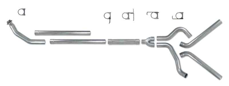 Load image into Gallery viewer, Diamond Eye KIT 4in Turbo Back MFLR RPLCMENT PIPE DUAL SS: 94-02 DODGE CUMMINS 5.9L