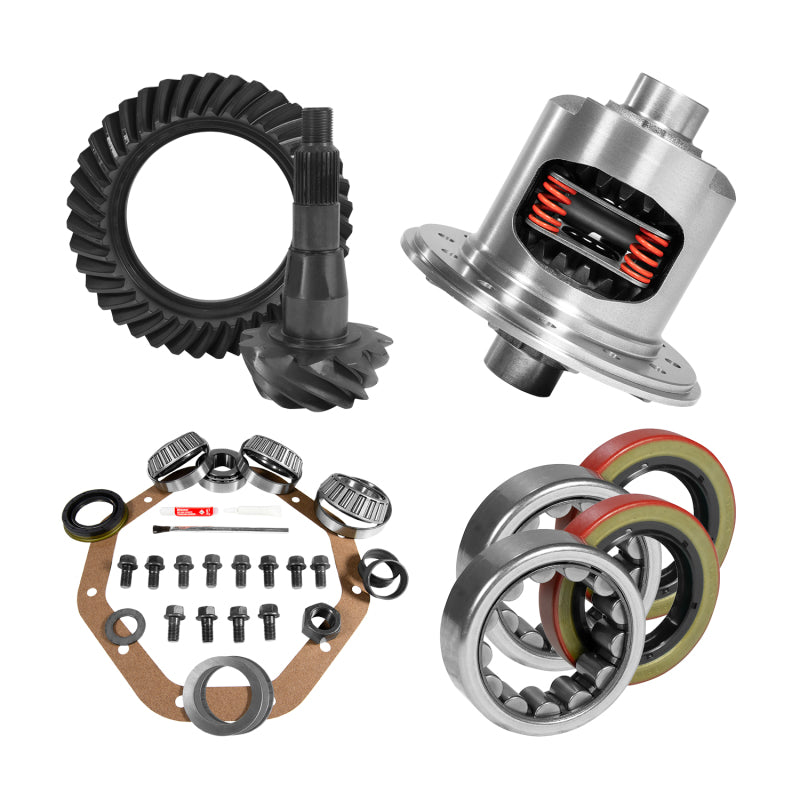Load image into Gallery viewer, Yukon 9.25in CHY 3.21 Rear Ring & Pinion Install Kit 31 Spline Positraction 1.62in Axle Bearings
