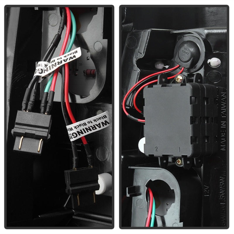 Load image into Gallery viewer, Spyder 03-06 Chevy Silverado (Does Not Fit Stepside) Version 2 LED Tail Lights - Black Smoke