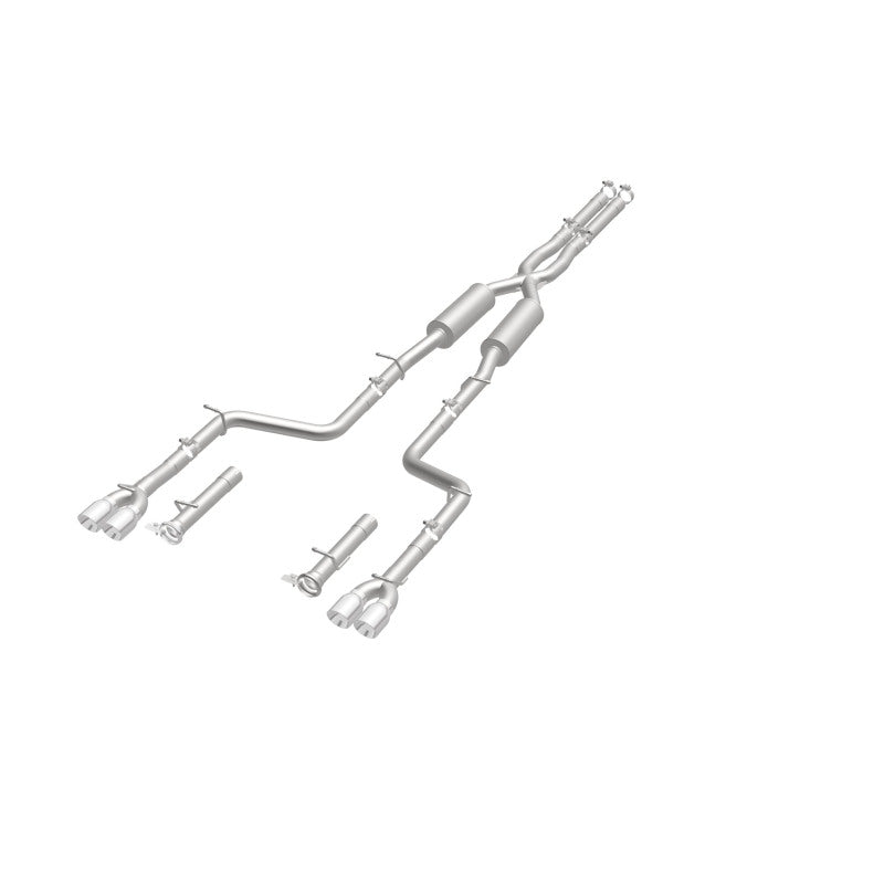 Load image into Gallery viewer, MagnaFlow Cat-Back, SS, 2.5in, Quad Split Rear 3.5in Tip 2015 Dodge Challenger R/T 5.7L