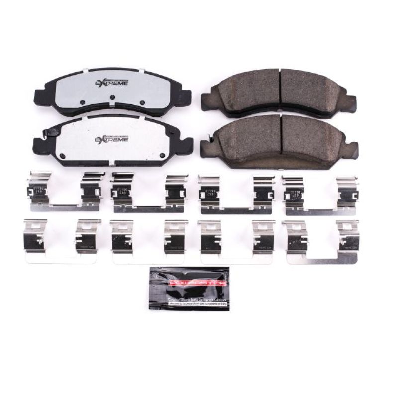 Load image into Gallery viewer, Power Stop 2008 Chevrolet Avalanche Front Z36 Truck & Tow Brake Pads w/Hardware