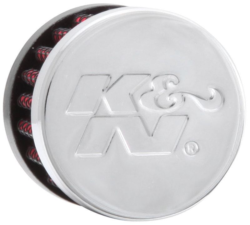 Load image into Gallery viewer, K&N Rubber Base Crankcase Vent Filter - 0.55in Flange ID 1.375in OD 1.125in Height