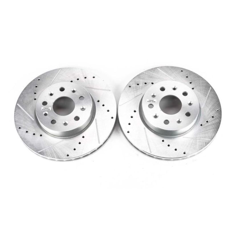 Load image into Gallery viewer, Power Stop 16-19 Cadillac CT6 Front Evolution Drilled & Slotted Rotors - Pair