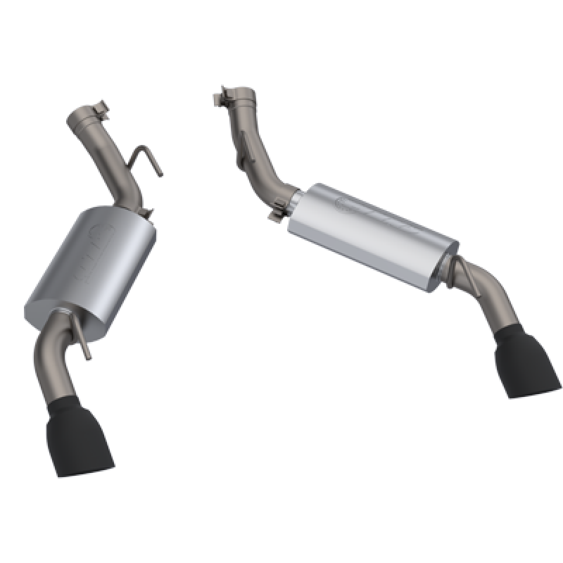 Load image into Gallery viewer, 2014-2015 Chevrolet Camaro SS 6.2L QTP AR3 Axle Back Black Tips