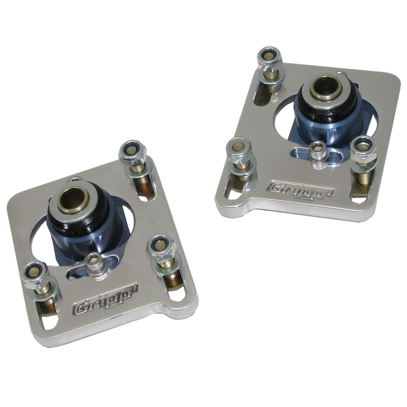 Load image into Gallery viewer, BBK 94-04 Mustang Caster Camber Plate Kit - Silver Anodized Finish