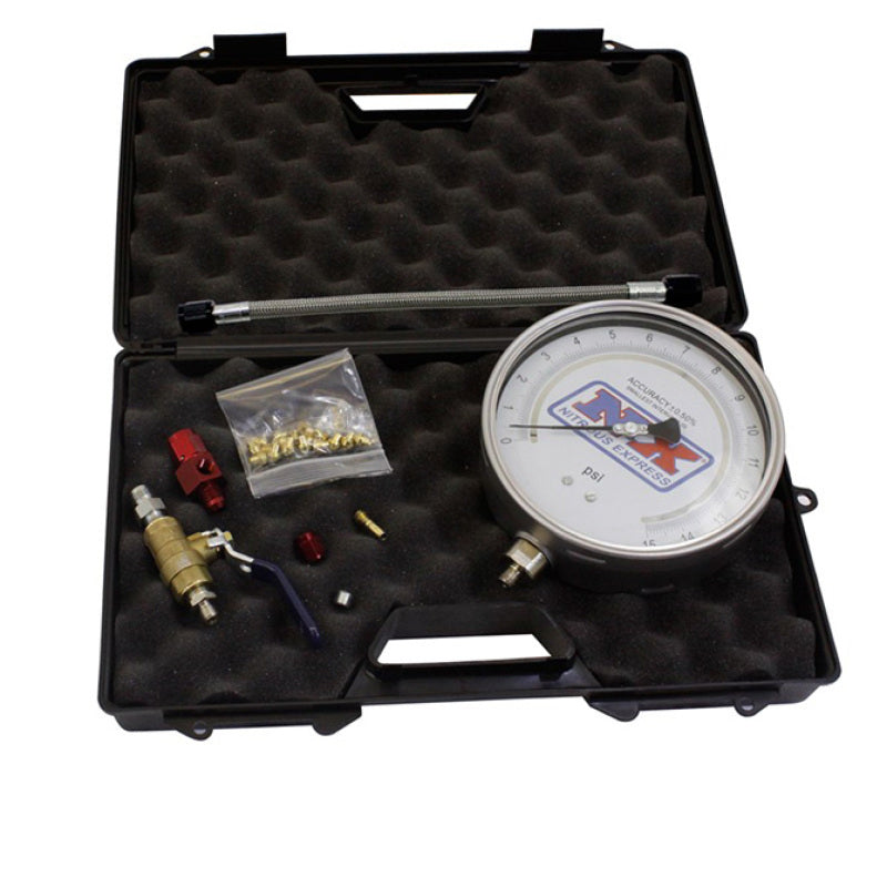 Load image into Gallery viewer, Nitrous Express Master Flo-Check Pro (6 Certified Gauge & Molded Case)