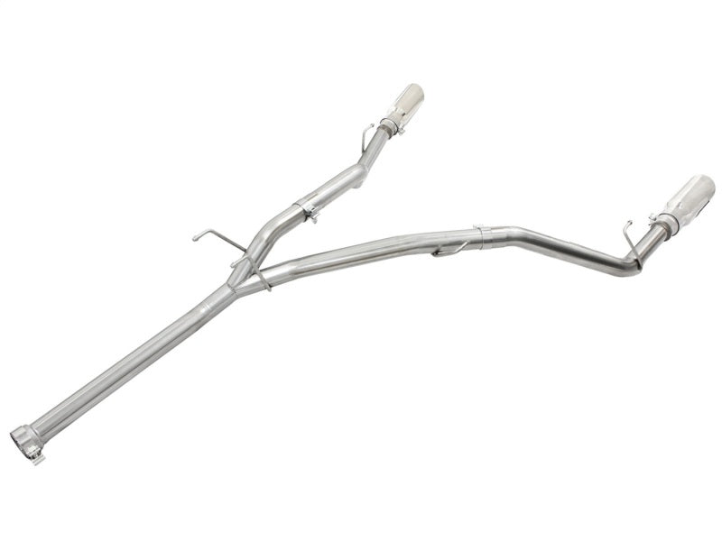 Load image into Gallery viewer, aFe MACHForce XP DPF-Back Exhaust 2.5in SS with Polished Tips 2014 Dodge Ram 1500 V6 3.0L EcoDiesel