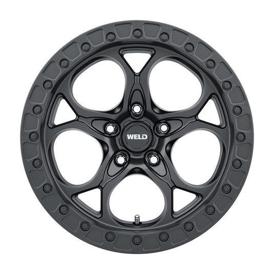 Weld Off-Road W108 17X9.0 Ledge 5X127 ET00 BS5.00 Satin Black 71.5