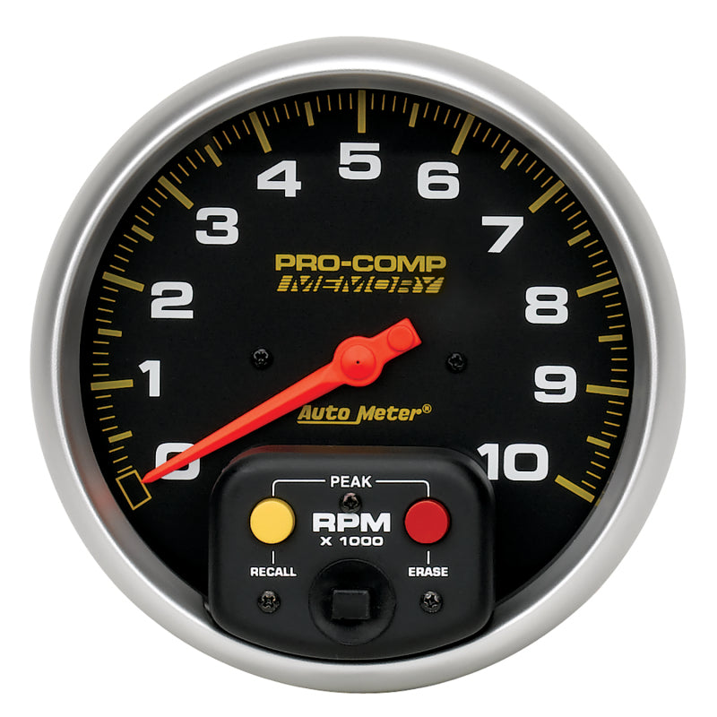 Load image into Gallery viewer, Autometer Pro-Comp 5 inch 10K RPM with Peak Memory In-Dash Tachometer