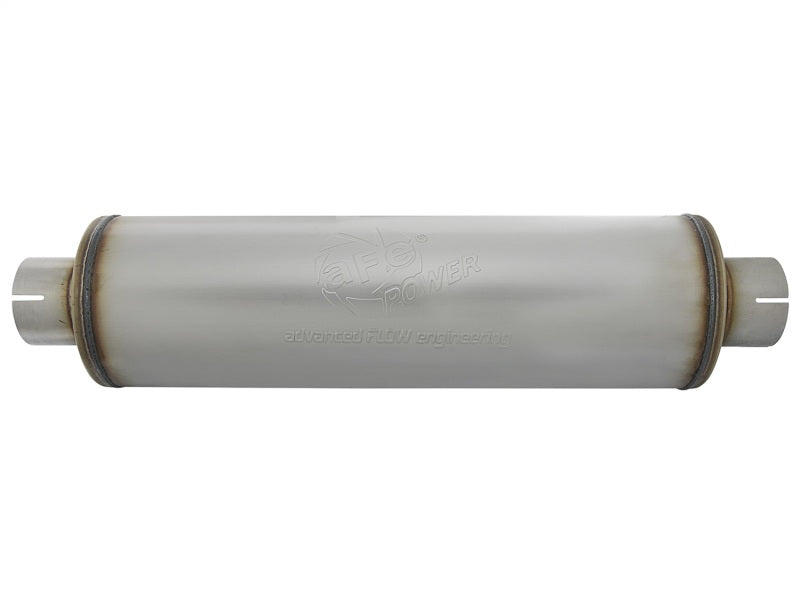 Load image into Gallery viewer, aFe MACH Force-Xp 409 SS Muffler 3-1/2in ID Center/Center x 7in Dia x 24in L - Round Body