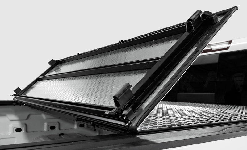 Load image into Gallery viewer, Access LOMAX Folding Hard Cover 04-21+ Ford F-150 6ft 6in (no 04 Heritage/Flareside) Black Urethane