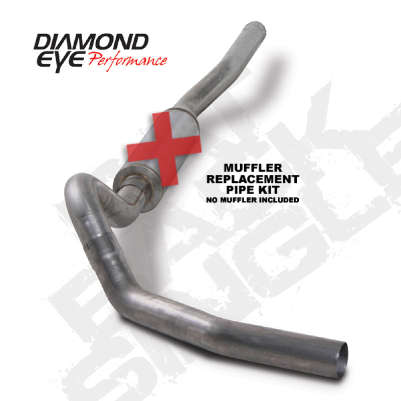 Load image into Gallery viewer, Diamond Eye KIT 4in Catback Single MFLR RPLCMENT PIPE SS CHEVY/GMC 6.6L 2500/3500 2006-2007.5