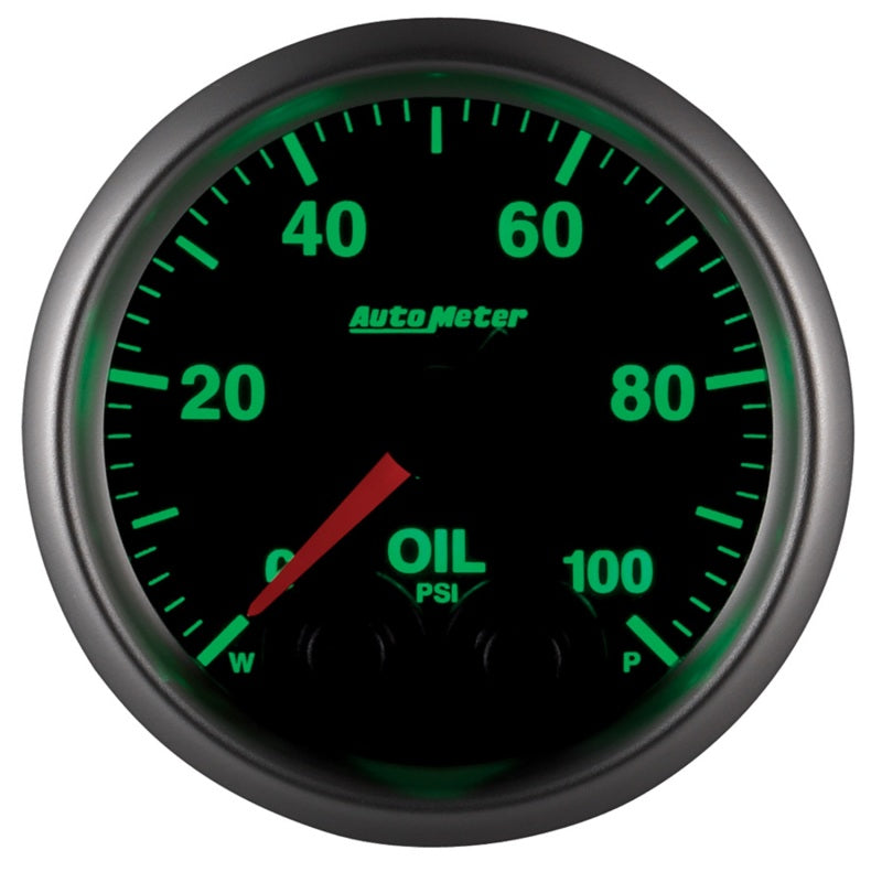 Load image into Gallery viewer, Autometer Elite 52mm Oil Pressure Peak and Warn Gauge w/ Electonic Control