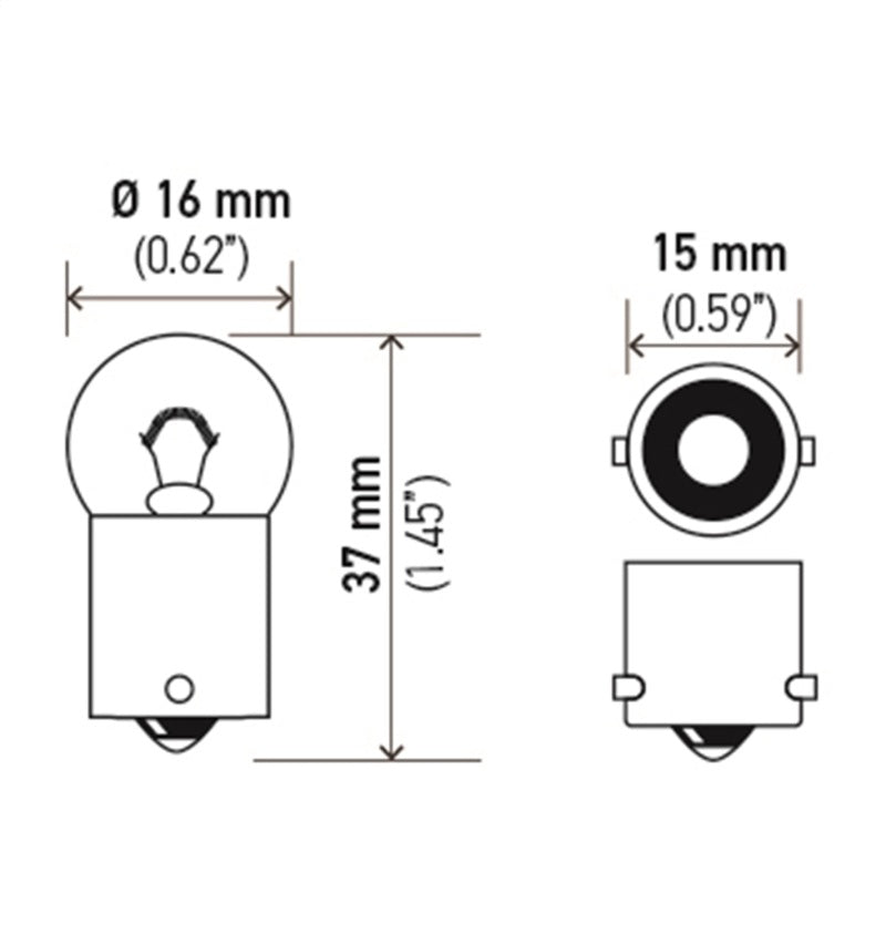 Load image into Gallery viewer, Hella Bulb 57 12V 3W BA9s G4.5