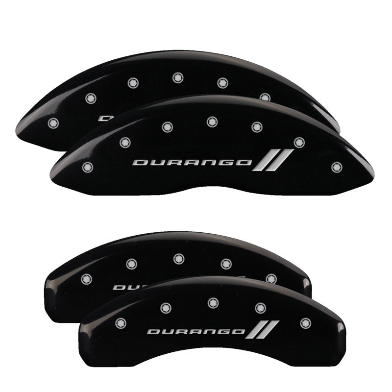 Load image into Gallery viewer, MGP 4 Caliper Covers Engraved Front & Rear MGP Black finish silver ch