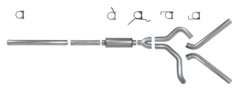 Load image into Gallery viewer, Diamond Eye KIT 4in Catback DUAL AL: 2004.5-2007.5 DODGE CUMMINS 600