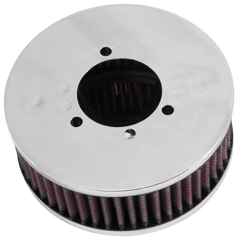 Load image into Gallery viewer, K&N 4in ID / 5.5in OD / 2in H Custom Assembly Filter designed to fit Harley-Davidson Motorcycle
