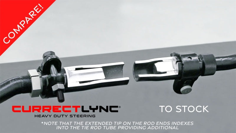 Load image into Gallery viewer, RockJock JK Currectlync Steering Sys. w/Flipped Drag Link 1.65in Dia. Tie Rod 1.3in Dia. w/Hardware