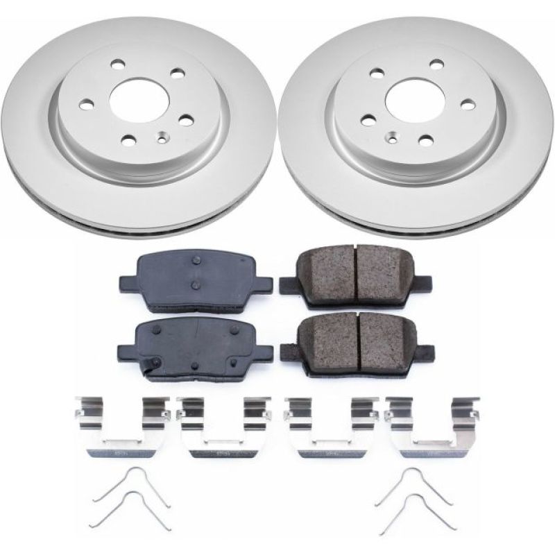 Load image into Gallery viewer, Power Stop 16-18 Cadillac CT6 Rear Z17 Evolution Geomet Coated Brake Kit