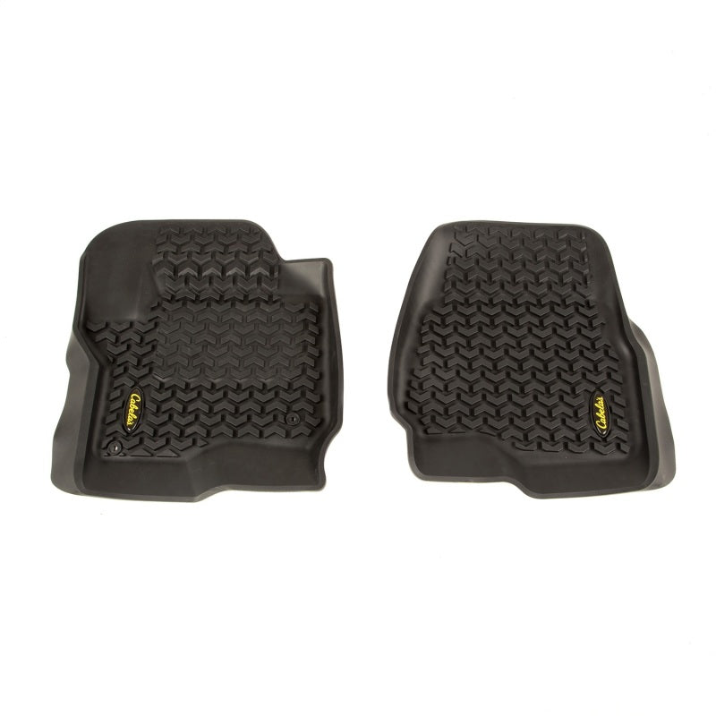 Load image into Gallery viewer, Rugged Ridge Floor Liner Front Black 2017-2018 Ford F-250 / F-350 / F-450 / F-550 Regular